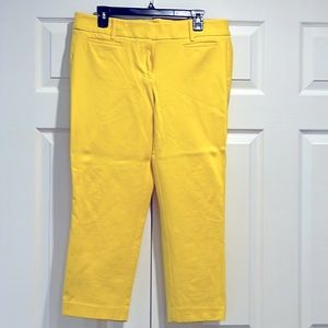 Ann Taylor LOFT Marisa Ankle Trouser Yellow.